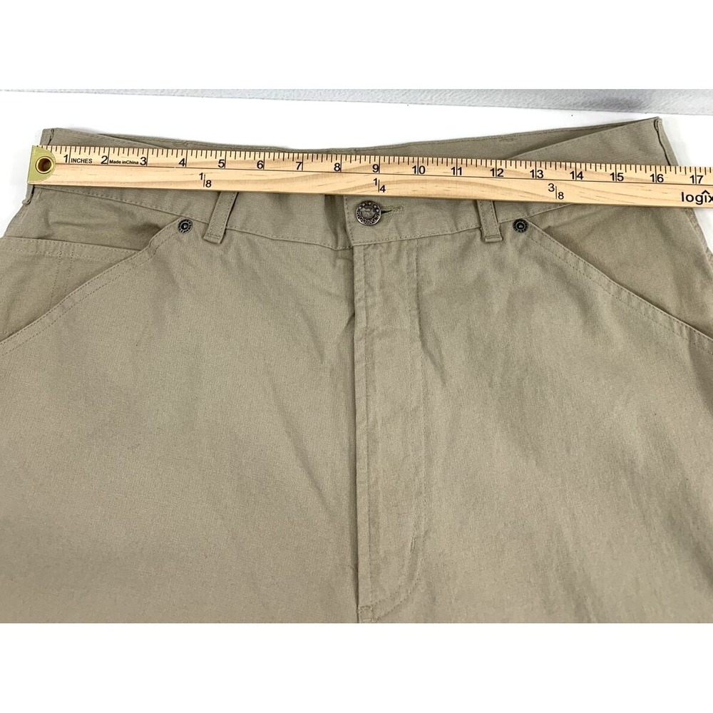 J Riggins‎ Pants Mens 33 M Sportswear Khaki Trousers Tan Cotton Workwear - Picture 5 of 11